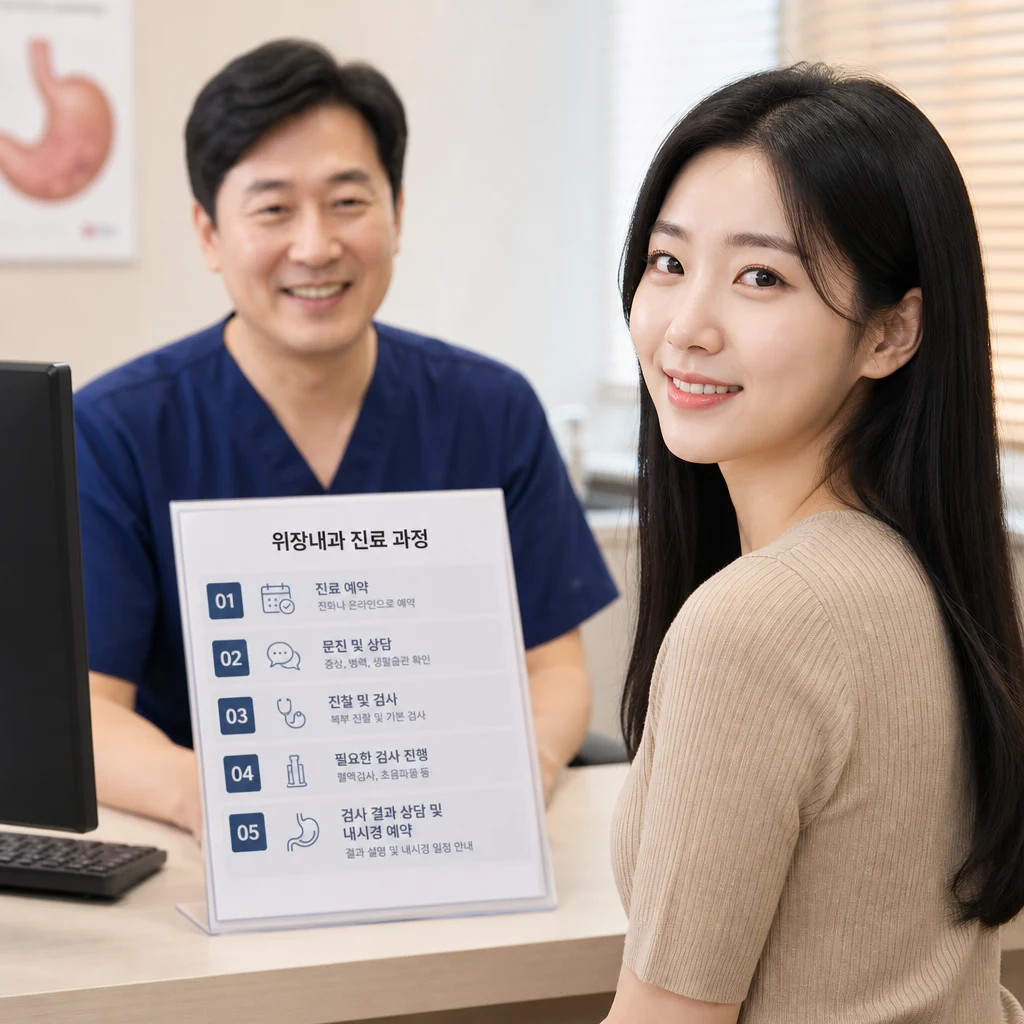대구에서 소화기내과 진료를 받으려면 어떤 절차가 필요한가요?